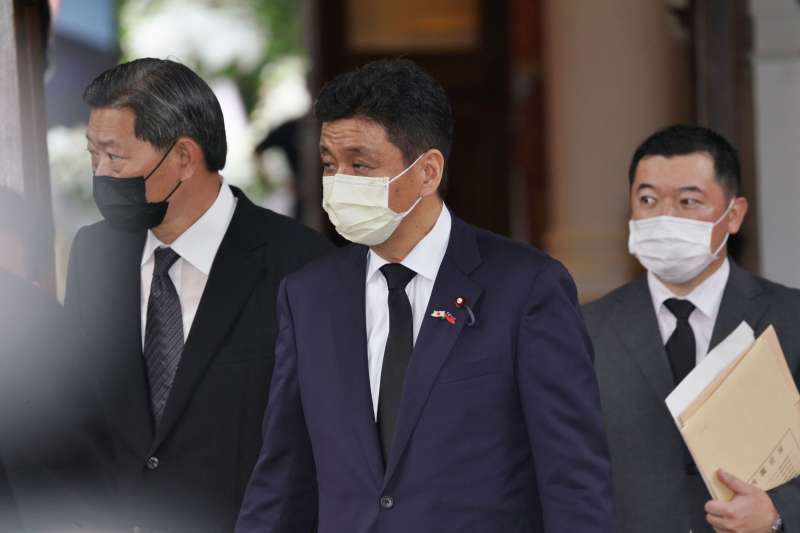 20200811-日本政要團9日前往台北賓館弔唁李前總統,圖為眾議員岸信夫。(盧逸峰攝) 20200811-日本政要團9日前往台北賓館弔唁李前總統,圖為眾議員岸信夫。(盧逸峰攝)