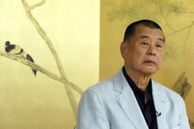 壹傳媒創辦人黎智英。(美聯社) 壹傳媒創辦人黎智英。(美聯社)