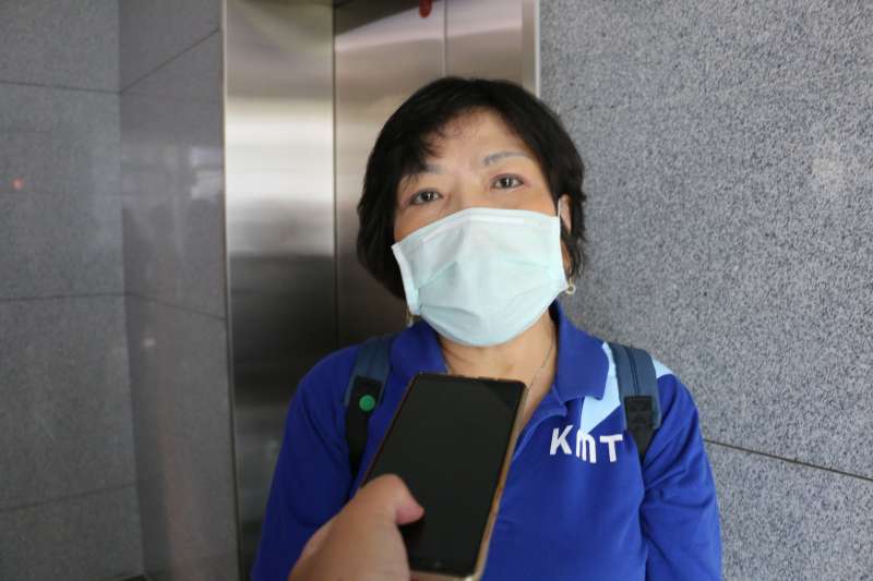 立委葉毓蘭表示會全力以赴為新北市爭取預算。(圖/李梅瑛攝)