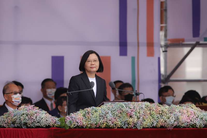 20201010-109年國慶典禮,總統蔡英文致詞。(陳品佑攝) 20201010-109年國慶典禮,總統蔡英文致詞。(陳品佑攝)