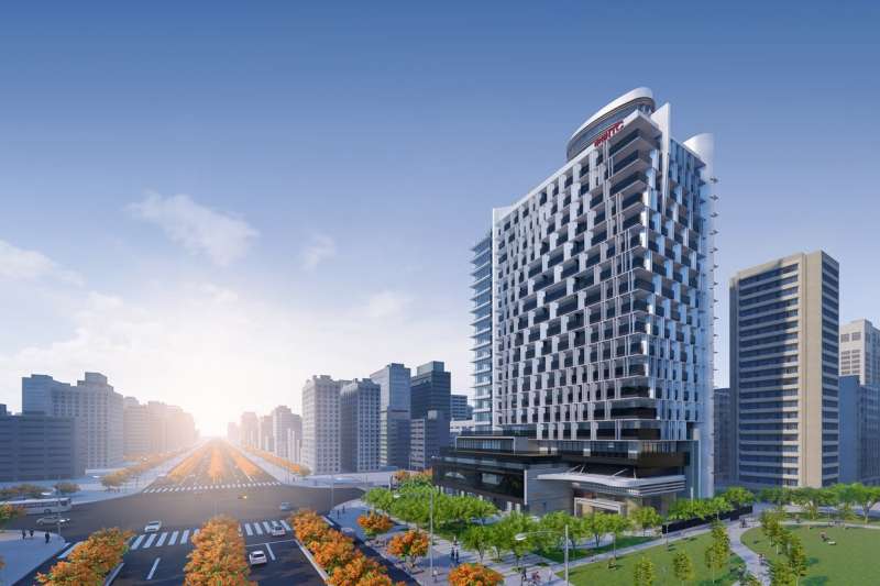 「中悦ITC」佔地約達1300坪,拔高80米、規劃65坪-520坪。(圖/富比士地產王提供) 「中悦ITC」佔地約達1300坪,拔高80米、規劃65坪-520坪。(圖/富比士地產王提供)