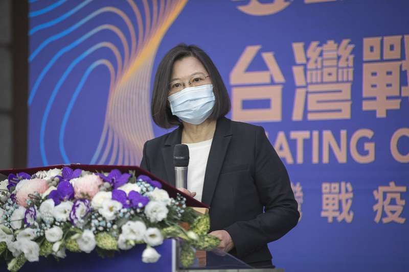 20201212-總統蔡英文12日出席Discovery台灣戰疫全紀錄首映發表記者會時大力聲明,自己和行政院長蘇貞昌合作關係良好。(總統府flickr) 20201212-總統蔡英文12日出席Discovery台灣戰疫全紀錄首映發表記者會時大力聲明,自己和行政院長蘇貞昌合作關係良好。(總統府flickr)