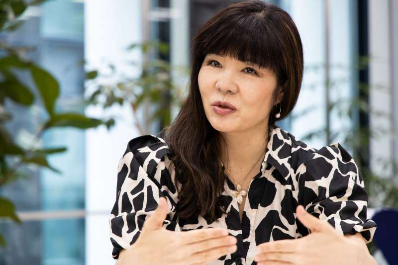 岡本純子稱，很多男性都感覺到「孤獨寂寞」，卻又不願意承認（nippo.com攝影）