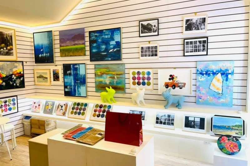 台師大綜合大樓 1 樓實體展示空間 - artsharing gallery。(圖/台師大提供)