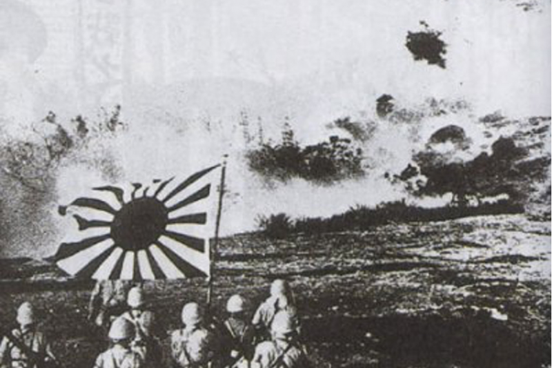 進攻廣東的日本帝國海軍陸戰隊。(支那事変記念海軍写真帖刊行会 編) 進攻廣東的日本帝國海軍陸戰隊。(支那事変記念海軍写真帖刊行会 編)