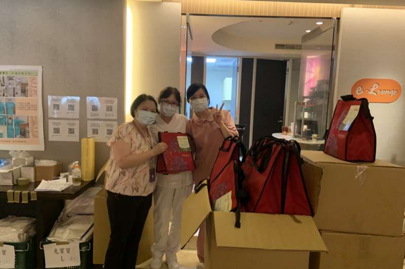 凱撒粽心意,各界向凱撒勇士、醫護與警察致敬。(圖/業者提供)