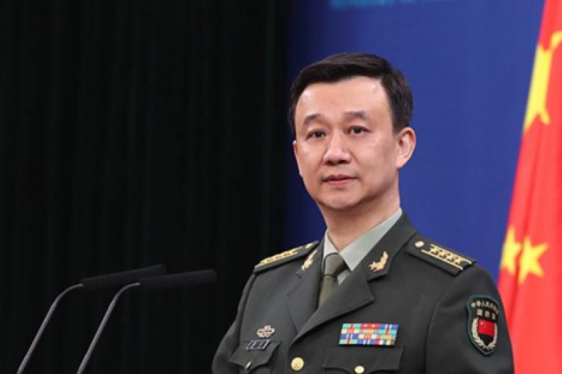 吳謙在談話中說,我們對此表示嚴重關切,並警告美方「切勿玩火」。(圖/作者提供) 吳謙在談話中說,我們對此表示嚴重關切,並警告美方「切勿玩火」。(圖/作者提供)