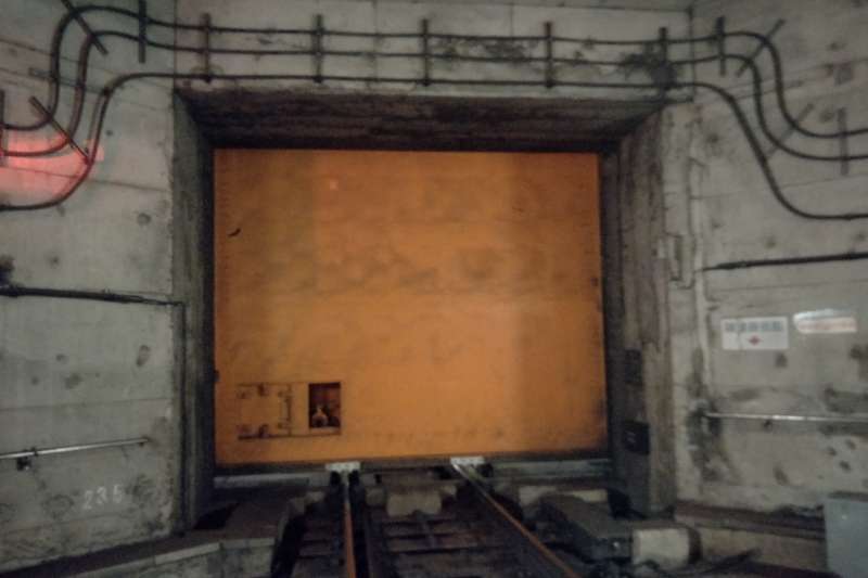 20210731-台北捷運全斷面大型防水隔艙閘門。（台北捷運公司提供）