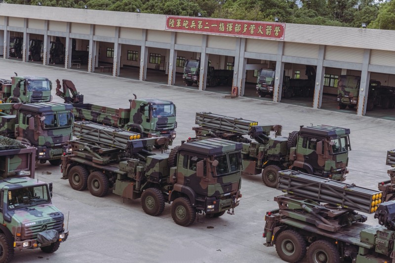 20211012-雷霆2000的發射車。(取自中華民國陸軍臉書) 20211012-雷霆2000的發射車。(取自中華民國陸軍臉書)