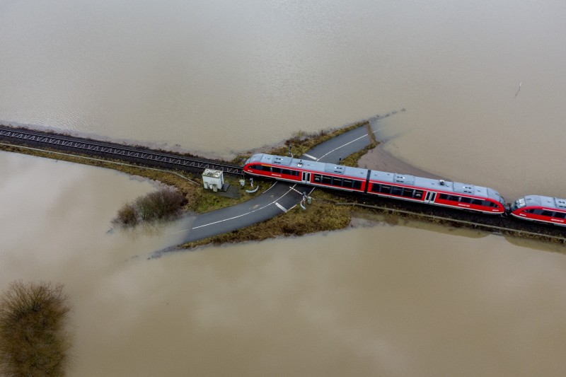 2021年第26屆聯合國氣候變遷大會（COP26），極端天氣、洪災威脅人類生存。（AP）