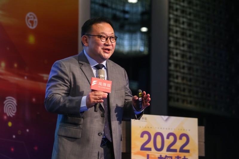 20211126-Google Cloud 台灣總經理謝良承26日出席風傳媒「2022大趨勢」論壇。(顏麟宇攝) 20211126-Google Cloud 台灣總經理謝良承26日出席風傳媒「2022大趨勢」論壇。(顏麟宇攝)