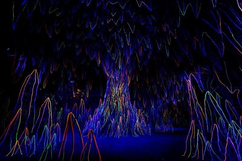 作品5《光洞 Cave of Light》辛綺Xin Qi(圖/龍崎光節 - 空山祭 Longci Light Festival@Facebook提供) 作品5《光洞 Cave of Light》辛綺Xin Qi(圖/龍崎光節 - 空山祭 Longci Light Festival@Facebook提供)