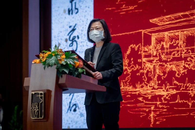 2022年1月22日,蔡英文總統出席「七海文化園區暨蔣經國圖書館」開幕典禮(總統府) 2022年1月22日,蔡英文總統出席「七海文化園區暨蔣經國圖書館」開幕典禮(總統府)