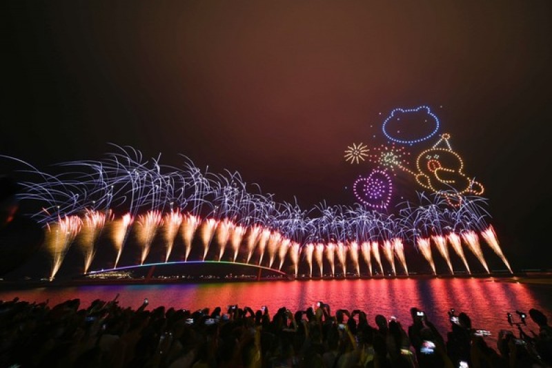 22澎湖花火節4 25登場 慶周年 煙火 500台無人機 擴大演出 施放時間一圖看懂 風傳媒