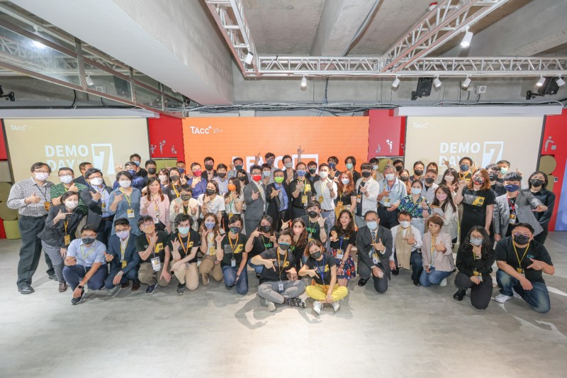 TAcc+舉辦第7屆Demo Day,攜手共計24組頂尖新創團隊展示加速成果。(圖/ TAcc+提供)