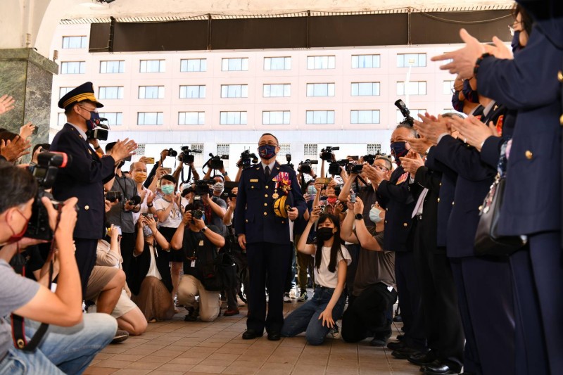 20220630-警政署30日舉辦署長交接典禮,警政署長陳家欽卸任。(警政署提供) 20220630-警政署30日舉辦署長交接典禮,警政署長陳家欽卸任。(警政署提供)