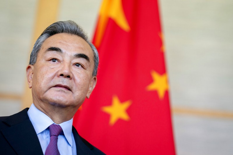 2022年7月9日,中國外長王毅在印尼峇里島的G20外長會議期間發言。(美聯社) 2022年7月9日,中國外長王毅在印尼峇里島的G20外長會議期間發言。(美聯社)