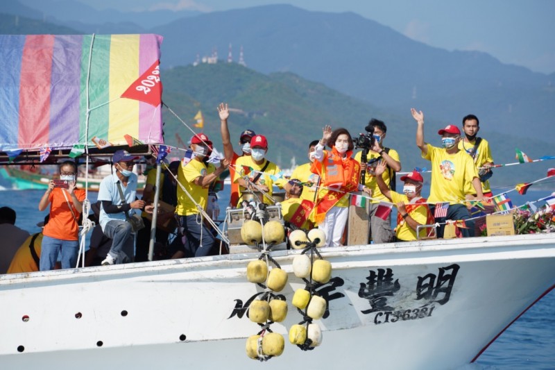 「2022蘭陽媽祖文化節」16日舉辦,是全台唯一的海陸遶境活動。(圖/宜蘭縣政府民政處提供)