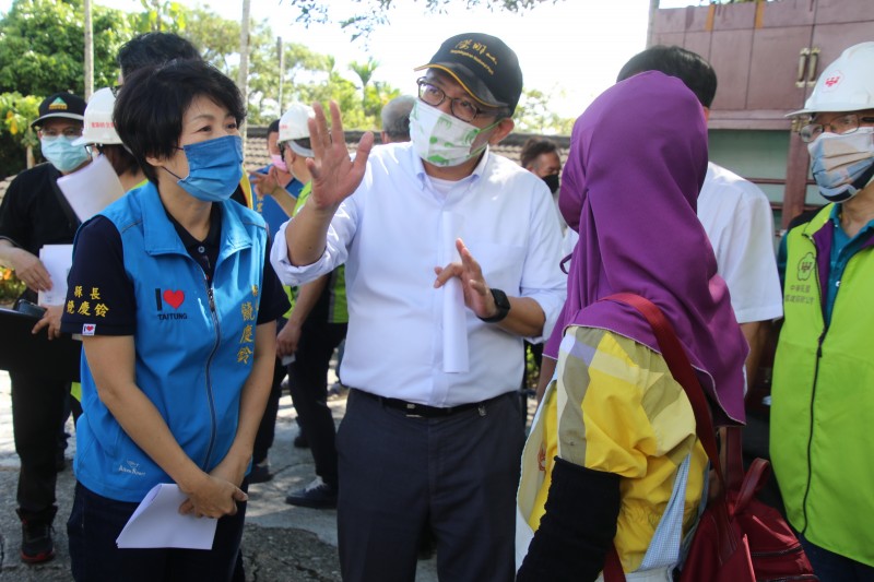 台東縣政府爭取中央重建補助 感謝慈濟援助。(圖/台東縣政府提供)