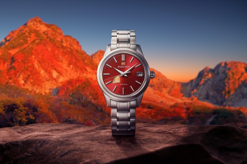 微觀日本穗高山脈的晨曦秋紅｜Grand Seiko 9R Spring Drive 機芯20