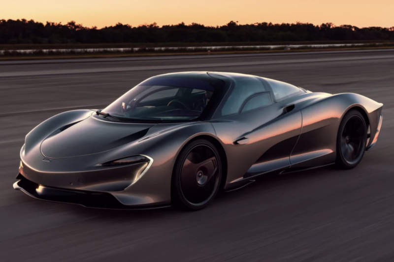 稀有的McLaren Speedtail,在1月也有1輛到港。圖/McLaren 稀有的McLaren Speedtail,在1月也有1輛到港。圖/McLaren