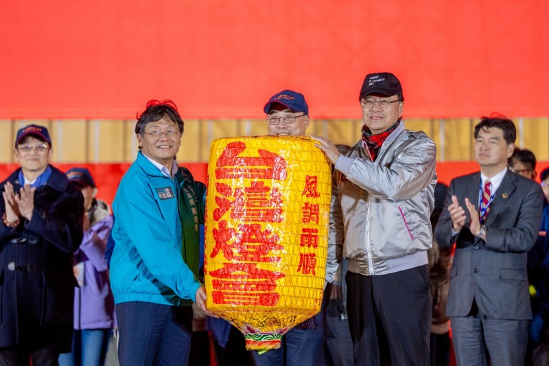 台灣燈會明年轉到嘉義縣，將於嘉義縣政府和故宮南院之間的高鐵站前區域舉行。（圖／桃園市政府提供）
