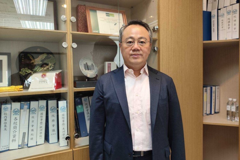 蔡院長指出，臺灣的優勢在於東方文化底蘊，而這正是臺灣品牌在國際市場上的獨特資產。(圖/鄧亦涵攝)
