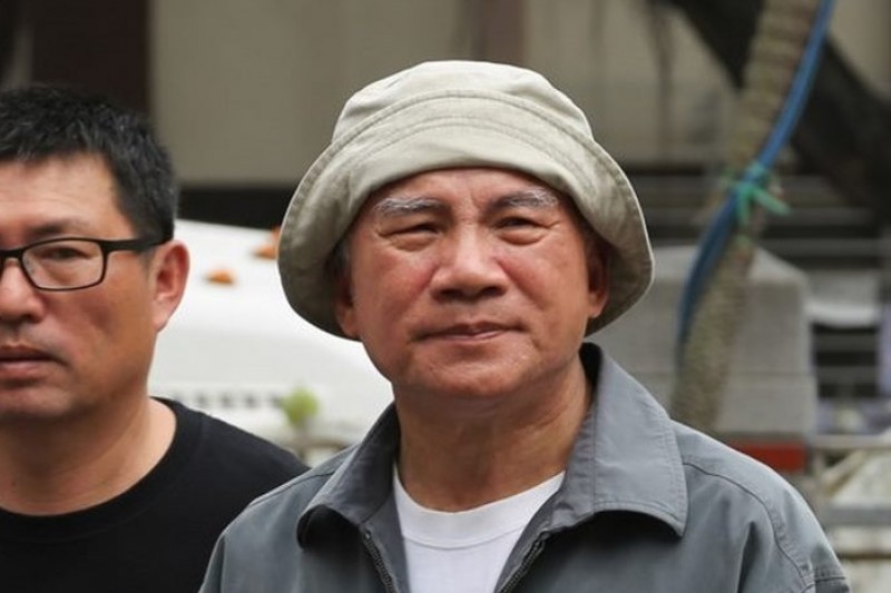 林義雄身體力行其非武力抗爭理念。(余志偉攝)
