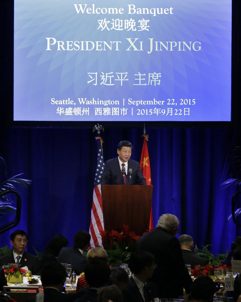 習近平訪美。(美聯社) 習近平訪美。(美聯社)