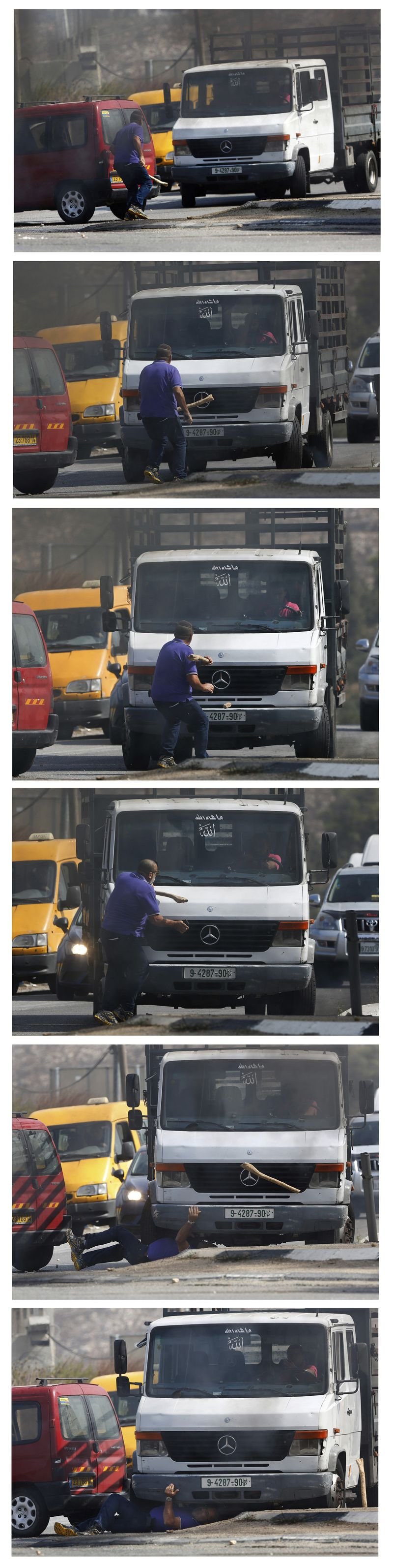 一名以色列男子與巴勒斯坦人發生衝突,當場遭巴人駕駛車輛輾過,重傷死亡(美聯社) 一名以色列男子與巴勒斯坦人發生衝突,當場遭巴人駕駛車輛輾過,重傷死亡(美聯社)
