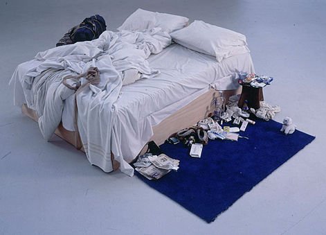 翠西・艾敏作品《我的床》(維基百科) 翠西・艾敏作品《我的床》(維基百科)