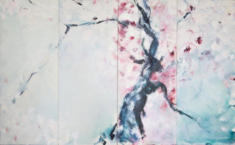 北京的春 油彩麻布 240x120cm 2008 北京的春 油彩麻布 240x120cm 2008