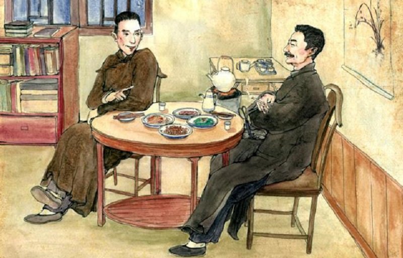 民國文人郁達夫性情豪爽,熱衷於請客吃飯,「達夫賞飯」成為當時的流行語。魯迅「俯首甘為孺子牛」的自嘲詩即在達夫飯局中吟就;文人吃飯難脫酒,郁達夫也有名句:「曾酒醉鞭名馬,生怕情多累美人。」(來源:歷史網) 民國文人郁達夫性情豪爽,熱衷於請客吃飯,「達夫賞飯」成為當時的流行語。魯迅「俯首甘為孺子牛」的自嘲詩即在達夫飯局中吟就;文人吃飯難脫酒,郁達夫也有名句:「曾酒醉鞭名馬,生怕情多累美人。」(來源:歷史網)