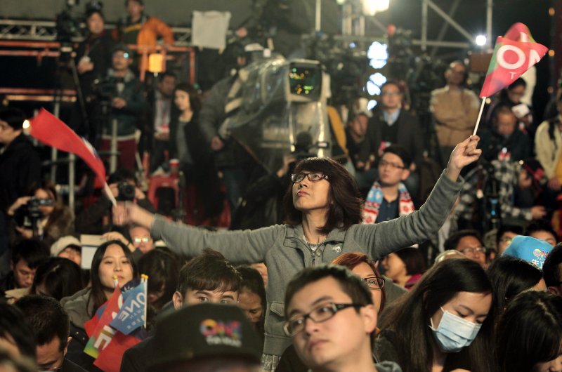 蔡英文當選台灣第一位女總統，台灣進入新時代（美聯社）