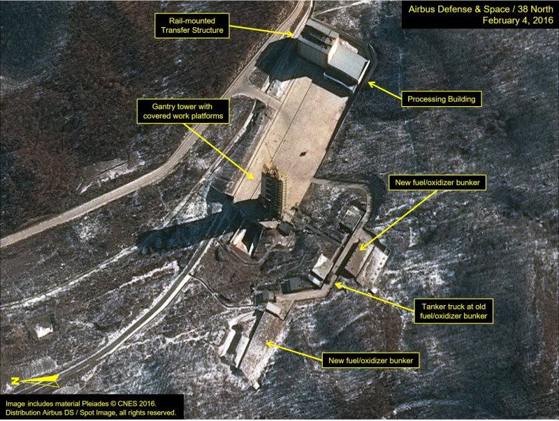 平安北道鐵山郡東倉里的「西海衛星發射場」(美聯社) 平安北道鐵山郡東倉里的「西海衛星發射場」(美聯社)