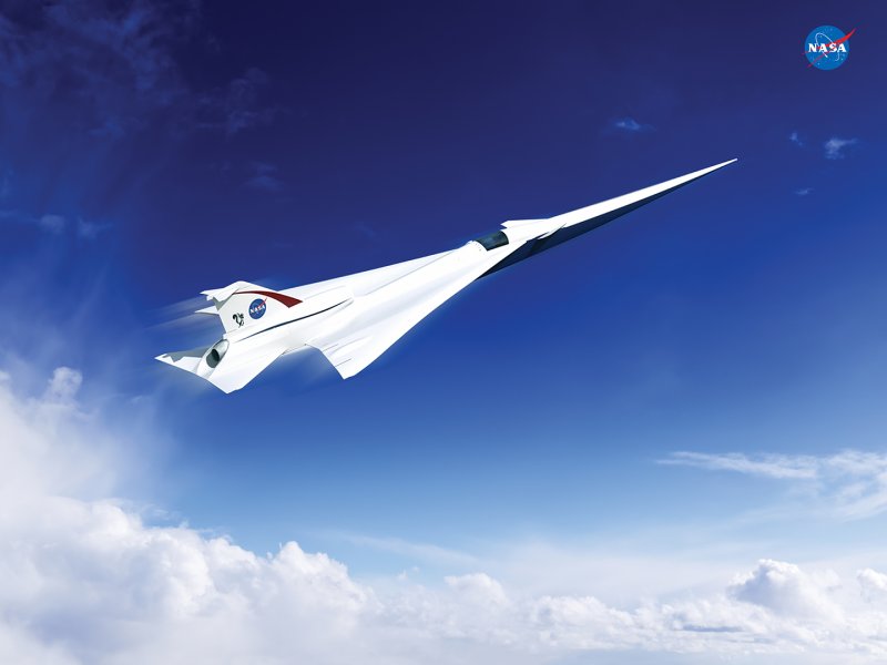 「靜音超音速技術」(Quiet Supersonic Technology,QueSST)客機(NASA) 「靜音超音速技術」(Quiet Supersonic Technology,QueSST)客機(NASA)