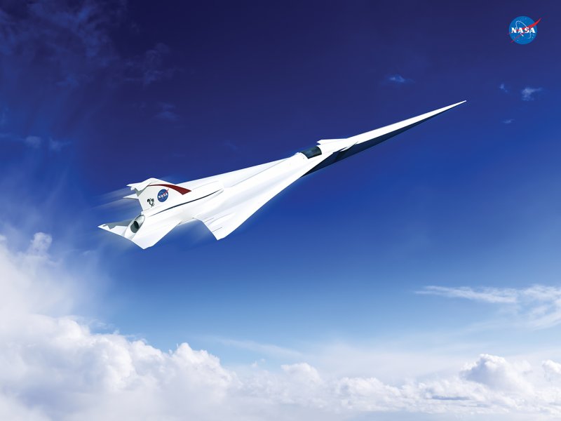 「靜音超音速技術」（Quiet Supersonic Technology，QueSST）客機（NASA）