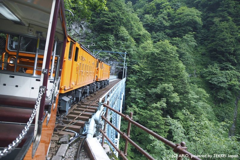 黑部峽谷軌道列車 黑部峽谷軌道列車