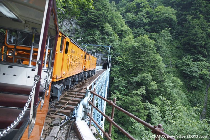 黑部峽谷軌道列車