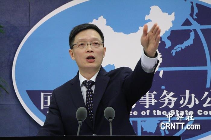 國台辦新聞發言人安峰山出席3月30日主持國台辦例行記者會(中評社) 國台辦新聞發言人安峰山出席3月30日主持國台辦例行記者會(中評社)