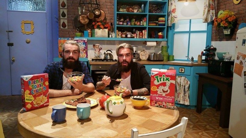 麥片殺手咖啡廳店主基瑞兄弟(Cereal Killer Cafe Facebook) 麥片殺手咖啡廳店主基瑞兄弟(Cereal Killer Cafe Facebook)