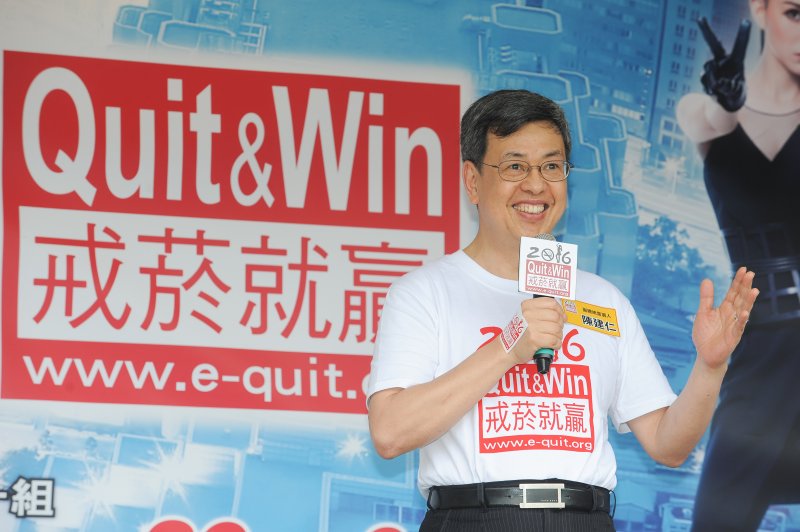 準副總統陳建仁出席戒菸就贏記者會時表示,運將工作辛苦,打拚的同時也要顧健康,戒菸對健康好處多。(林俊耀攝) 準副總統陳建仁出席戒菸就贏記者會時表示,運將工作辛苦,打拚的同時也要顧健康,戒菸對健康好處多。(林俊耀攝)