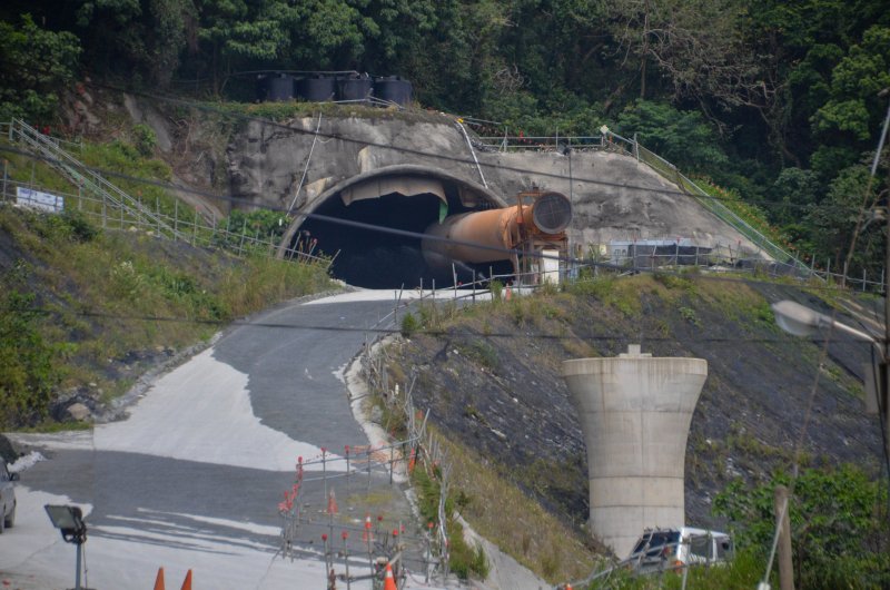 201605-漢本遺址專題.「台9線蘇花公路山區路段改善計畫」，簡稱「蘇花改」工程.南澳至和平段的谷風隧道.隧道南端出口工程區域.也是「漢本遺址」所在.(陳明仁攝)