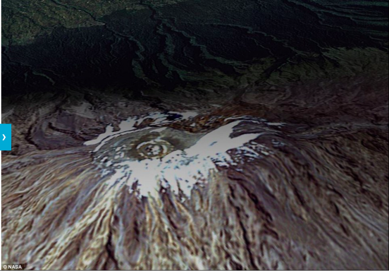 如今以大大減縮一半的冰原面積。(圖/NASA) 如今以大大減縮一半的冰原面積。(圖/NASA)