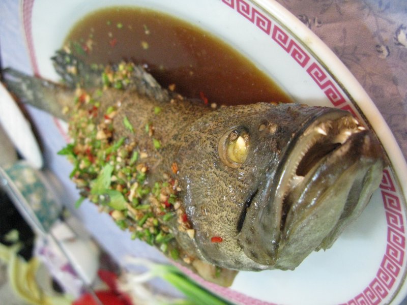 名媛何麗玲蒸冷凍石斑的手法一級棒。(圖/皇冠文化提供) 名媛何麗玲蒸冷凍石斑的手法一級棒。(圖/皇冠文化提供)