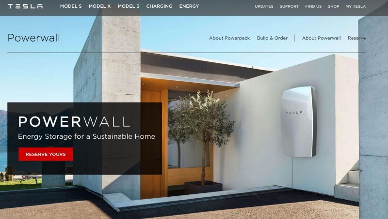 特斯拉 Powerwall 特斯拉 Powerwall