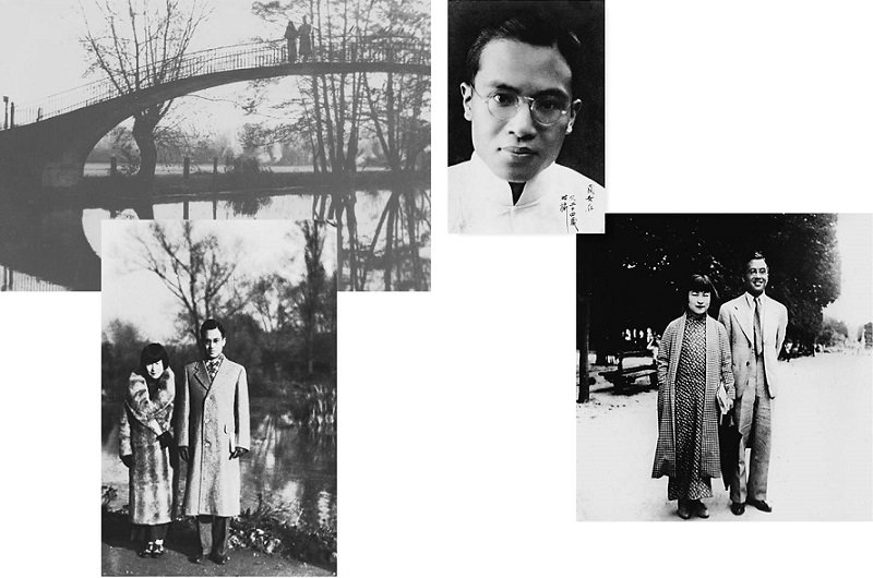 1936年,牛津大學儷影雙雙(左);1938年,巴黎盧森堡公園(右)。(時報出版提供) 1936年,牛津大學儷影雙雙(左);1938年,巴黎盧森堡公園(右)。(時報出版提供)