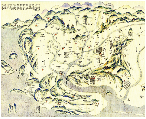 乾隆台灣輿圖(大台北部份)(圖/遠足出版提供) 乾隆台灣輿圖(大台北部份)(圖/遠足出版提供)