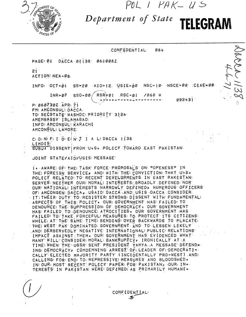 (The Blood Telegram, 來源:Wikipedia) (The Blood Telegram, 來源:Wikipedia)