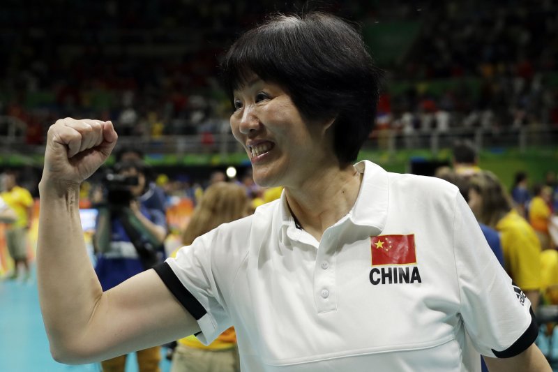 中國女排奪得里約奧運金牌,主教練郎平居功厥偉(AP) 中國女排奪得里約奧運金牌,主教練郎平居功厥偉(AP)